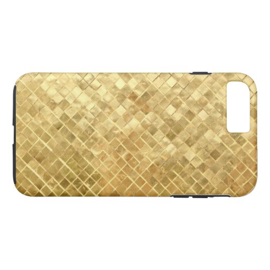 Gold Foil iPhone 7 Plus Hoesje (Achterkant (Horizontaal))