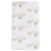 Gold Foil is een geweldig kerstfeest Klein Cadeauzakje (Voorkant)