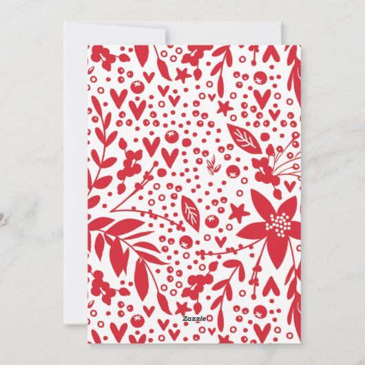 Gold Foil is een geweldige kerstfoto Feestdagenkaart (Achterkant)