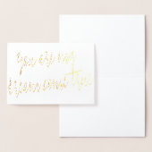 Gold Foil Je bent mijn droom die uitkomt Folie Kaarten (Display)