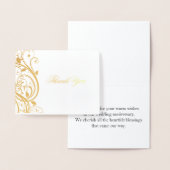Gold Foil Jubileum Hartelijk dank voor uw opmerkin Folie Kaarten (Display)
