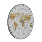 Gold Foil-kaart Dartbord (Voorkant Links)