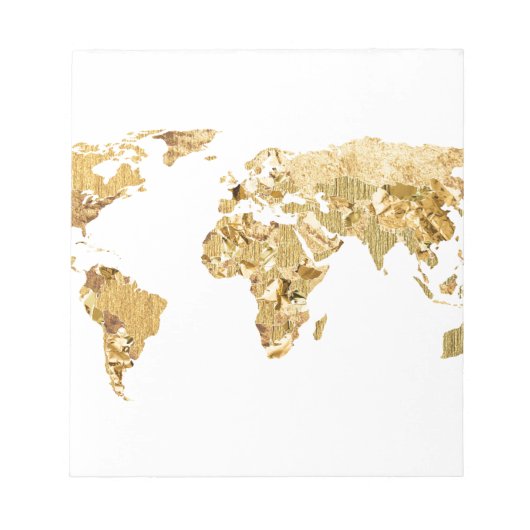 Gold Foil-kaart Notitieblok (Voorkant)