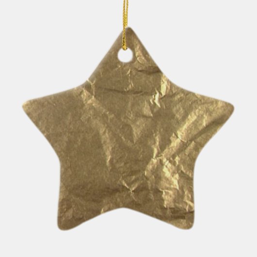 Gold Foil Keramisch Ornament (Voorkant)