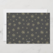 Gold Foil kerstcadeautje Collage Flat Holiday-kaar Feestdagenkaart (Achterkant)