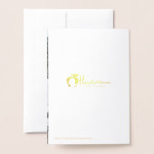 Gold Foil Kersti Icons Holiday Greeting Kaart (Met envelop)