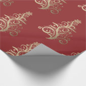 Gold Foil kerstinpakken Cadeaupapier (Hoek)