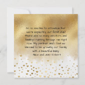 Gold Foil Lijst Mam Fotoaankondiging (Achterkant)