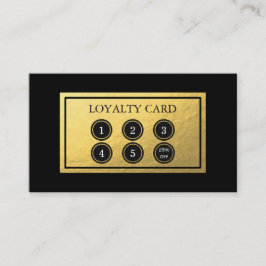 Gold Foil-logo Klantenkaartje