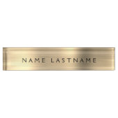 Gold Foil | Luxe Professional Executive Naambordje (Voorkant)