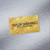 Gold Foil Magnetisch Visitekaartje (Voorbeeld)