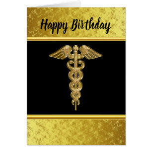 Gold foil medisch waarschuwingsbord