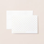 Gold Foil MERCI-kalligrafie Hartelijk dank Folie Kaarten (Met envelop)