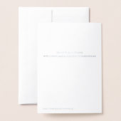 Gold Foil Merry Christmas Foto Wenskaart Folie Kaarten (Met envelop)