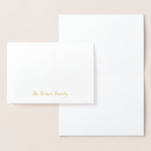 Gold Foil Merry Christmas Snowflake Monogram