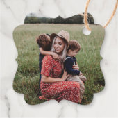 Gold Foil Merry kerstfeestdag cadeautjes Labels (Achterkant)