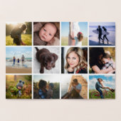 Gold Foil Merry-kerstkalligrafie foto's Folie Kaarten (Binnen)