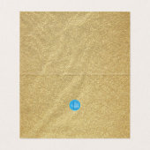 Gold Foil Merry-kerstscript Kaart (Binnenkant ongevouwen)