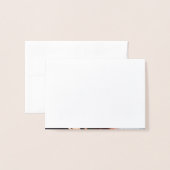 Gold Foil met Love Foto Hartelijk dank Folie Kaarten (Met envelop)