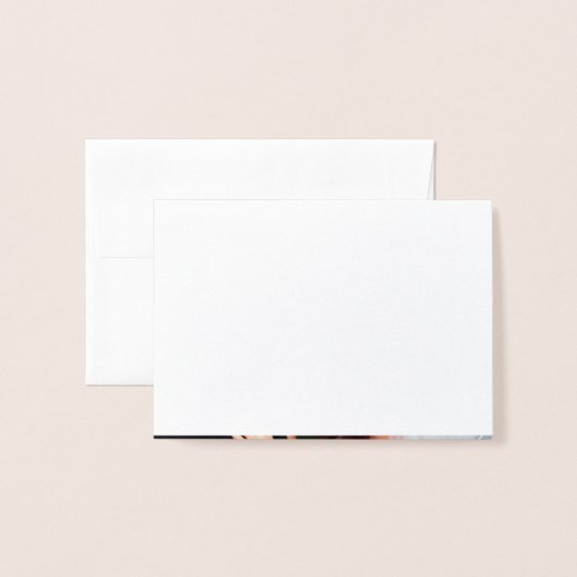 Gold Foil met Love Foto Hartelijk dank Folie Kaarten (Met envelop)