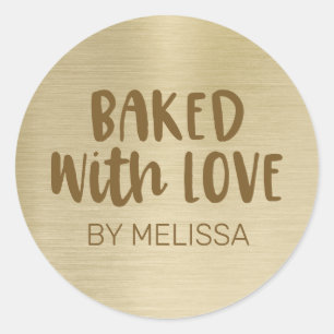 Gold Foil met Sticker van Liefde