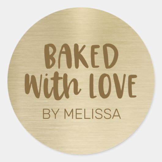 Gold Foil met Sticker van Liefde (Voorkant)