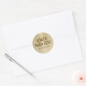 Gold Foil met Sticker van Liefde (Envelop)