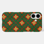 Gold Foil Motley Diamond Flower Elf Case-Mate iPhone Case (Achterkant (horizontaal))