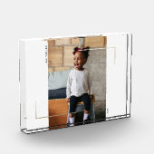 Gold Foil omgeven fotoblok (Links)