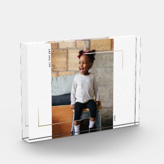 Gold Foil omgeven fotoblok (Links)