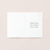 Gold Foil Oyster Shell Card Folie Kaarten (Binnen)