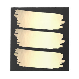 Gold Foil Paint List Gold look-stalen Notitieblok