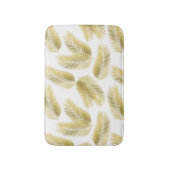 Gold Foil Palm Leaves Pattern Badmat (Voorkant Verticaal)