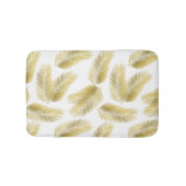 Gold Foil Palm Leaves Pattern Badmat (Voorkant)