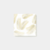 Gold Foil Palm Leaves Pattern Post-it® Notes (Voorkant)