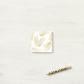 Gold Foil Palm Leaves Pattern Post-it® Notes (Op bureau)