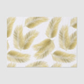 Gold Foil Palm Leaves Pattern Tissuepapier (Voorkant)