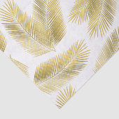 Gold Foil Palm Leaves Pattern Tissuepapier (Detail)