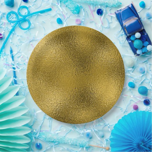 Gold Foil Papieren Bordje (Feest)