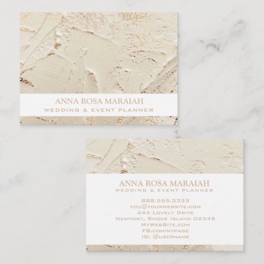 *~* Gold Foil Pastel. Blush bruiloft elegant Visitekaartje (Voorkant / Achterkant)