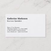 Gold Foil Pen Logo | Achtergrond zwart textiel Visitekaartje (Achterkant)