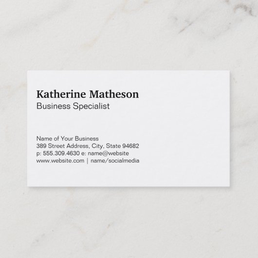 Gold Foil Pen Logo | Achtergrond zwart textiel Visitekaartje (Achterkant)