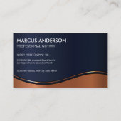 Gold Foil Pen Logo Afsprakenkaartje (Achterkant)