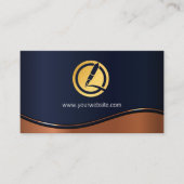 Gold Foil Pen Logo Afsprakenkaartje (Voorkant)