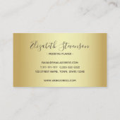  Gold Foil Professional Visitekaartje (Achterkant)