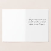 Gold Foil Raven decorteert kerstboom Folie Kaarten (Binnen)