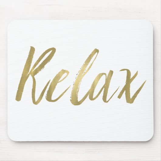 Gold Foil Relax Muismat (Voorkant)