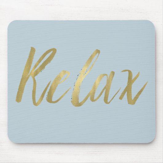 Gold Foil Relax Muismat (Voorkant)