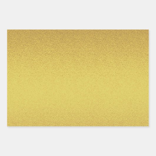 Gold Foil Rendier Snowflake Patroon en Gold Foil Inpakpapier Vel (Voorkant 2)