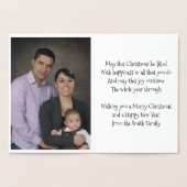 Gold Foil Retro Kerstversiering Wenskaart Folie Kaarten (Binnen)